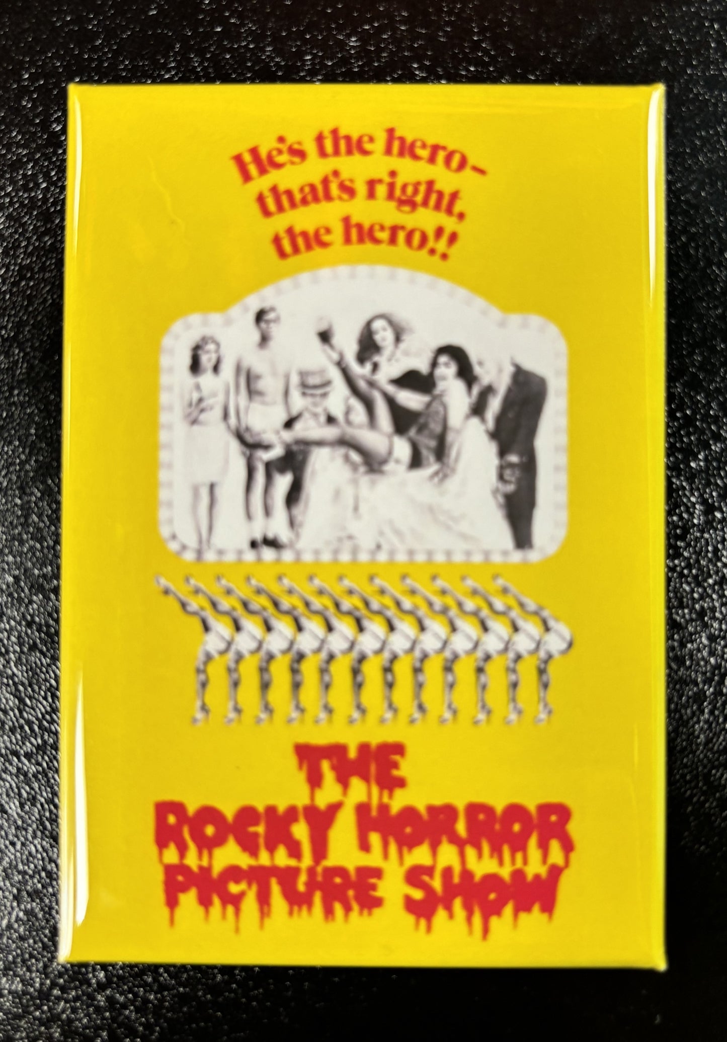 The Rocky Horror, yellow - magnet