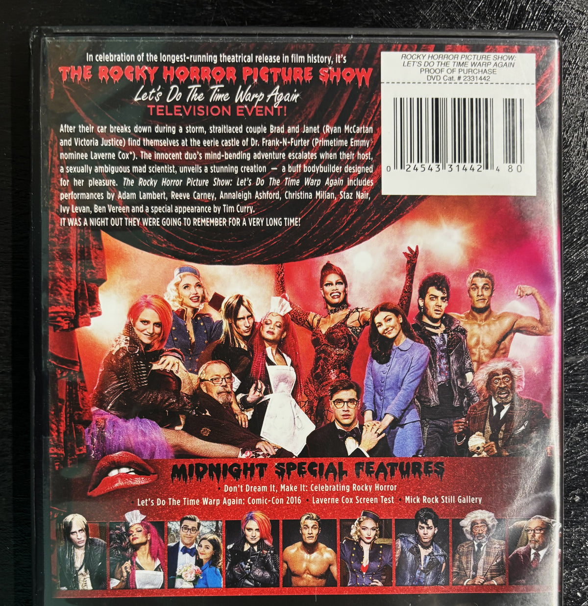 The Rocky Horror Picture Show (2016) - DVD - used