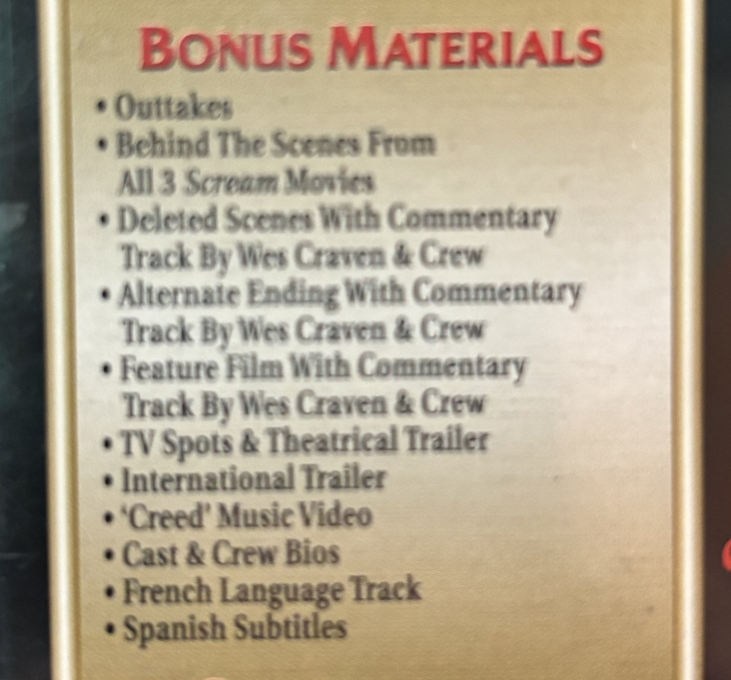 Scream 3 (2000) - DVD - used