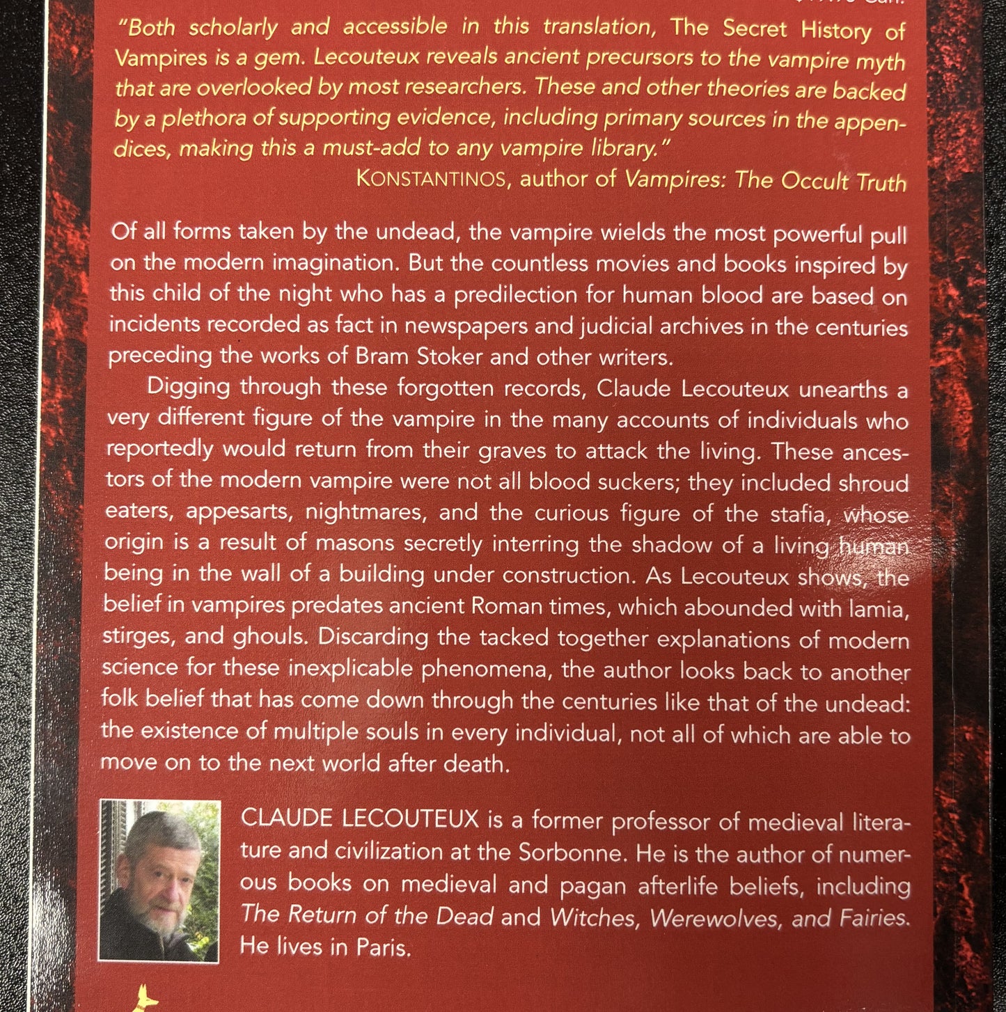 Secret History of Vampires - book