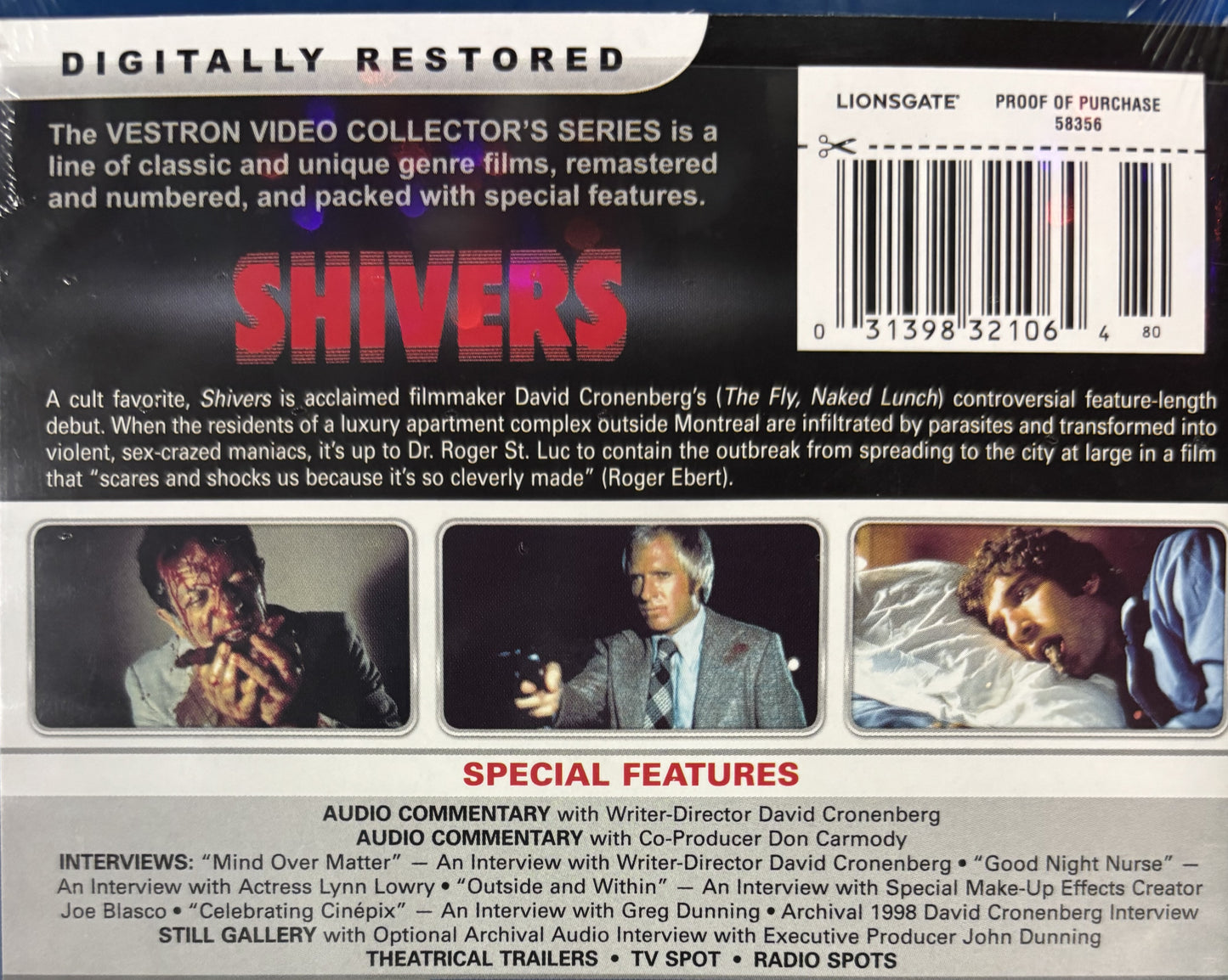 Shivers (1975) - Blu-ray - new