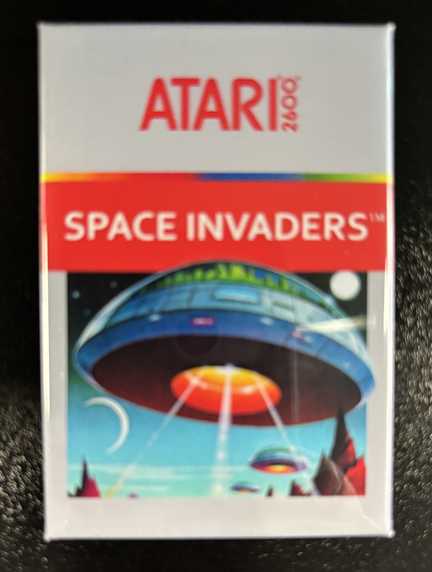Space Invaders, Atari, grey cover - magnet