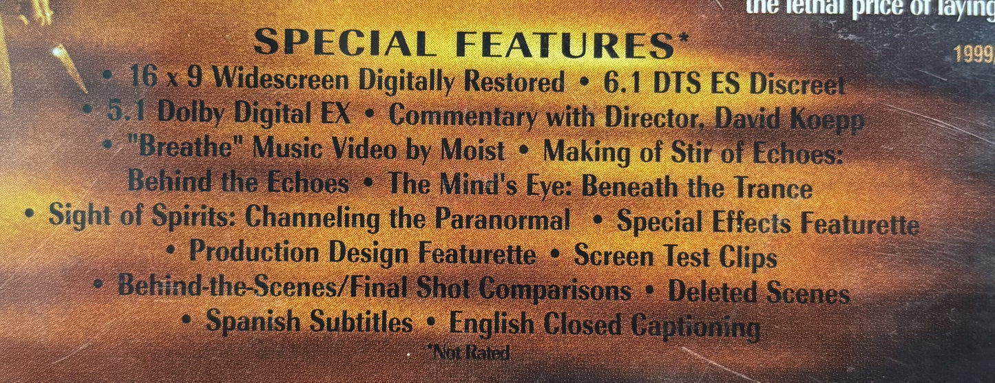 Stir of Echoes (1999) - DVD - used