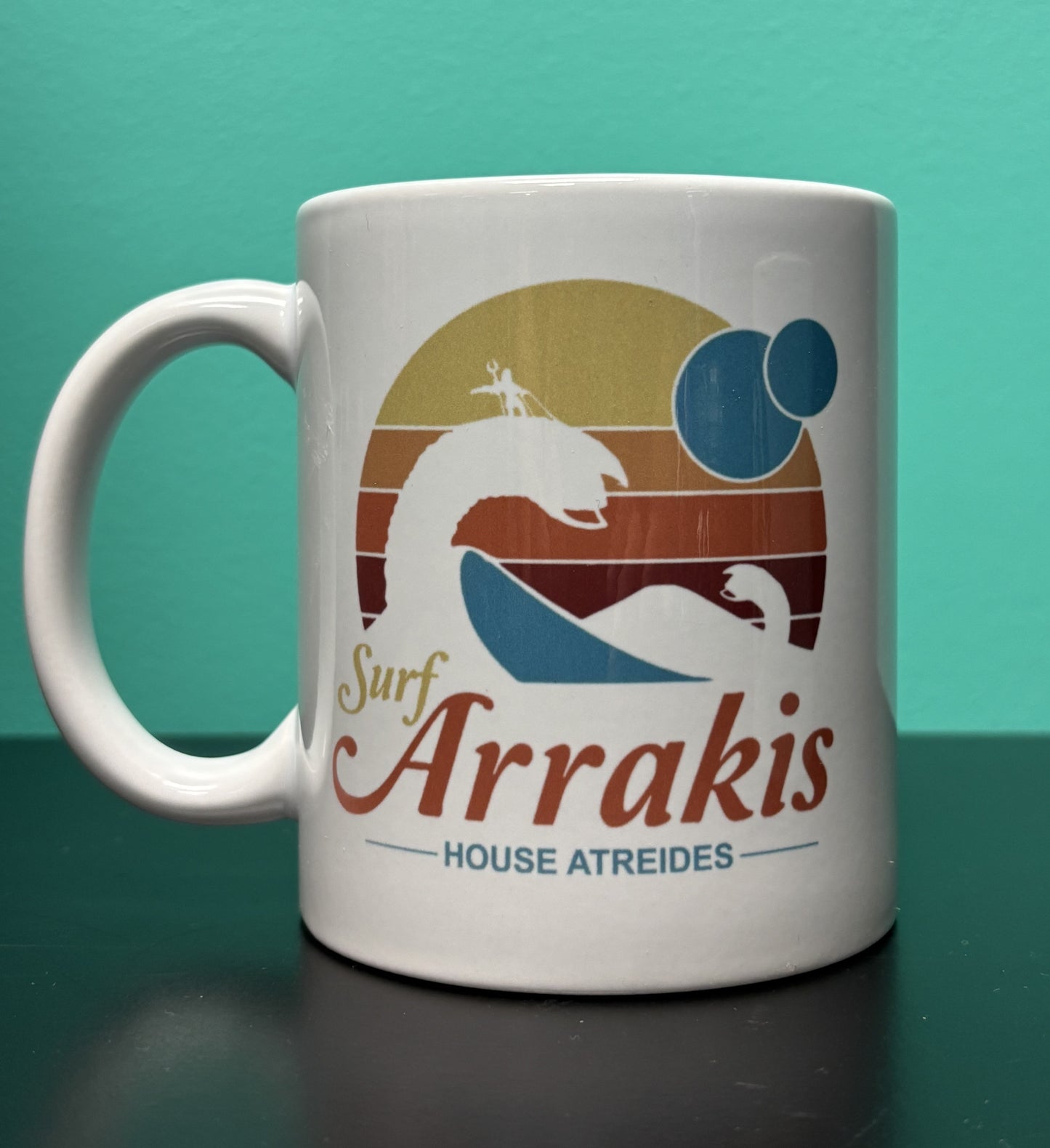 Surf Arrakis, Dune - mug
