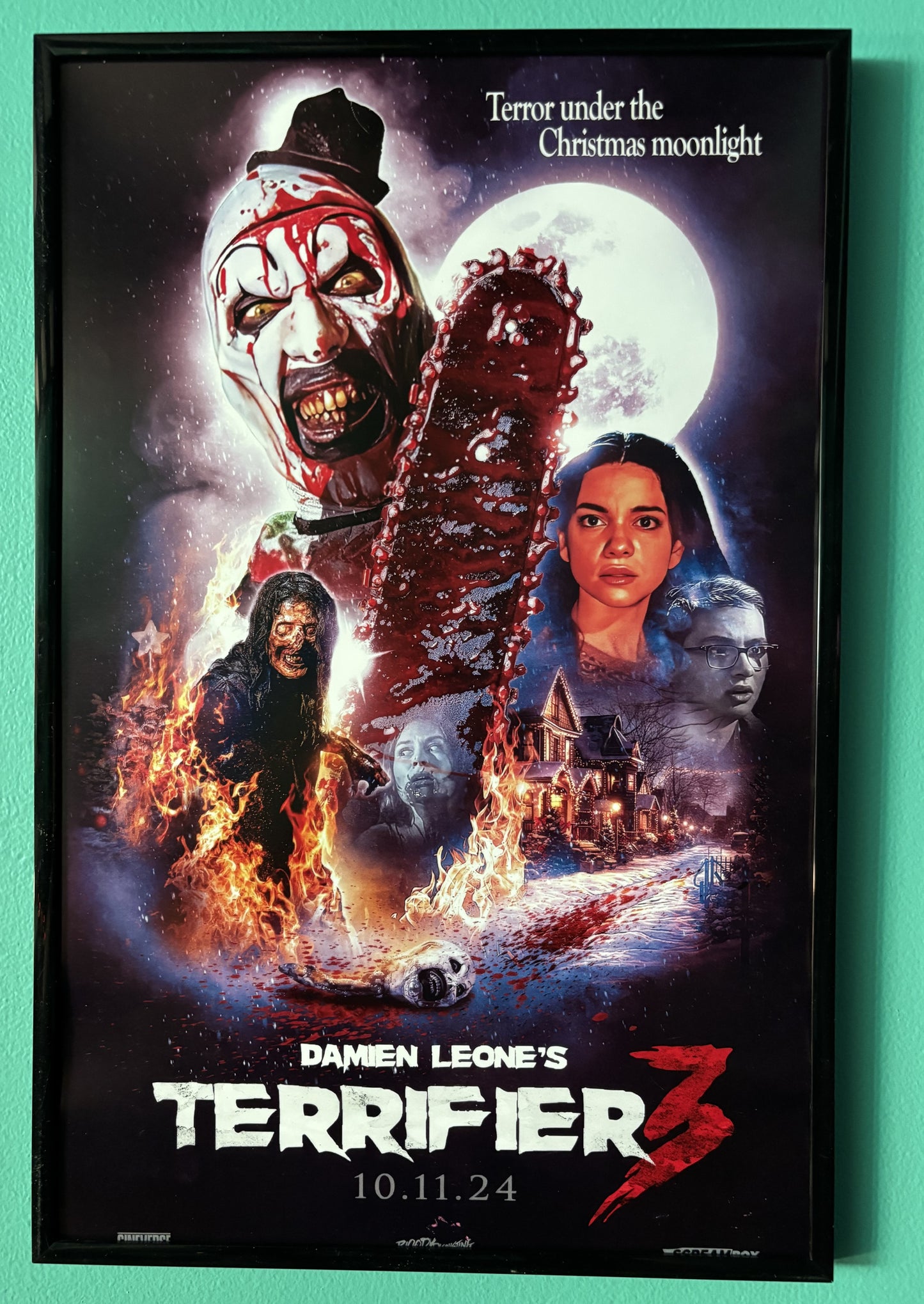 Terrifier 3, Chainsaw version - poster