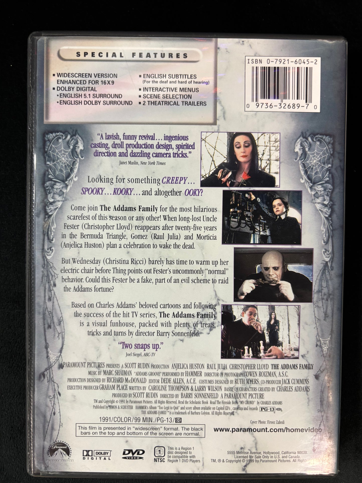 The Addams Family (1991) - DVD - used