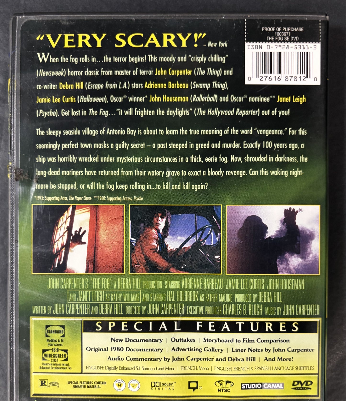 The Fog (1980) - DVD - used