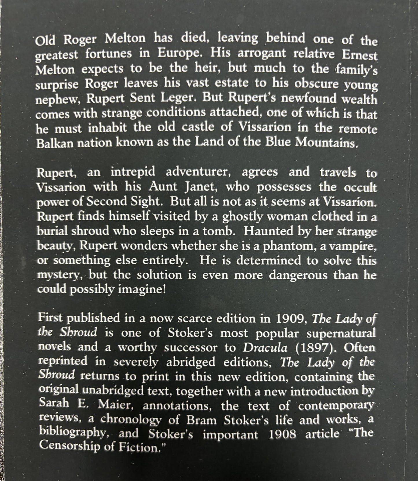 The Lady of the Shroud by Bram Stoker