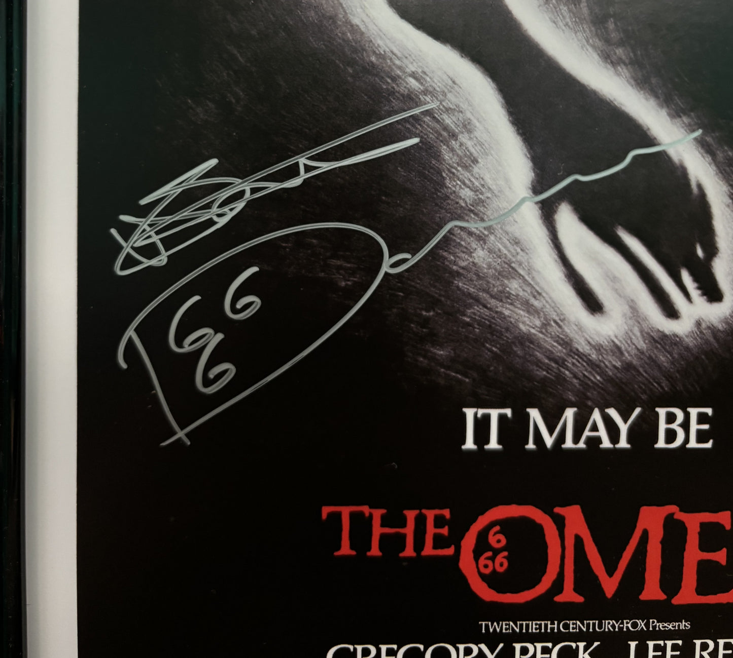 The Omen (1976) - 11" x 17" autographed poster
