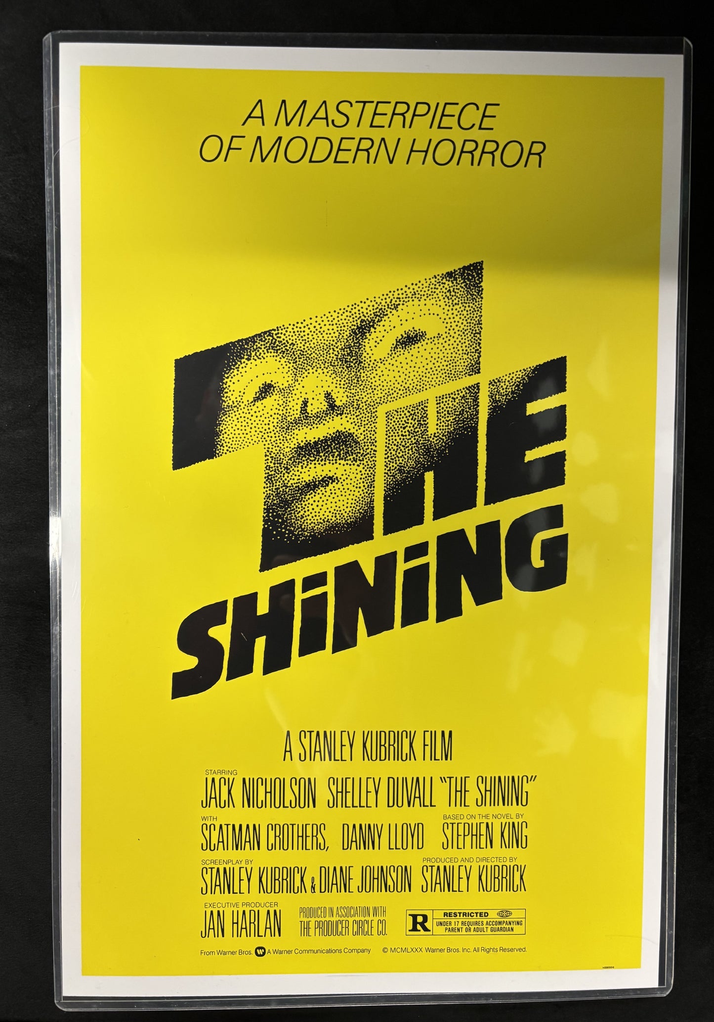 The Shining, yellow version - poster
