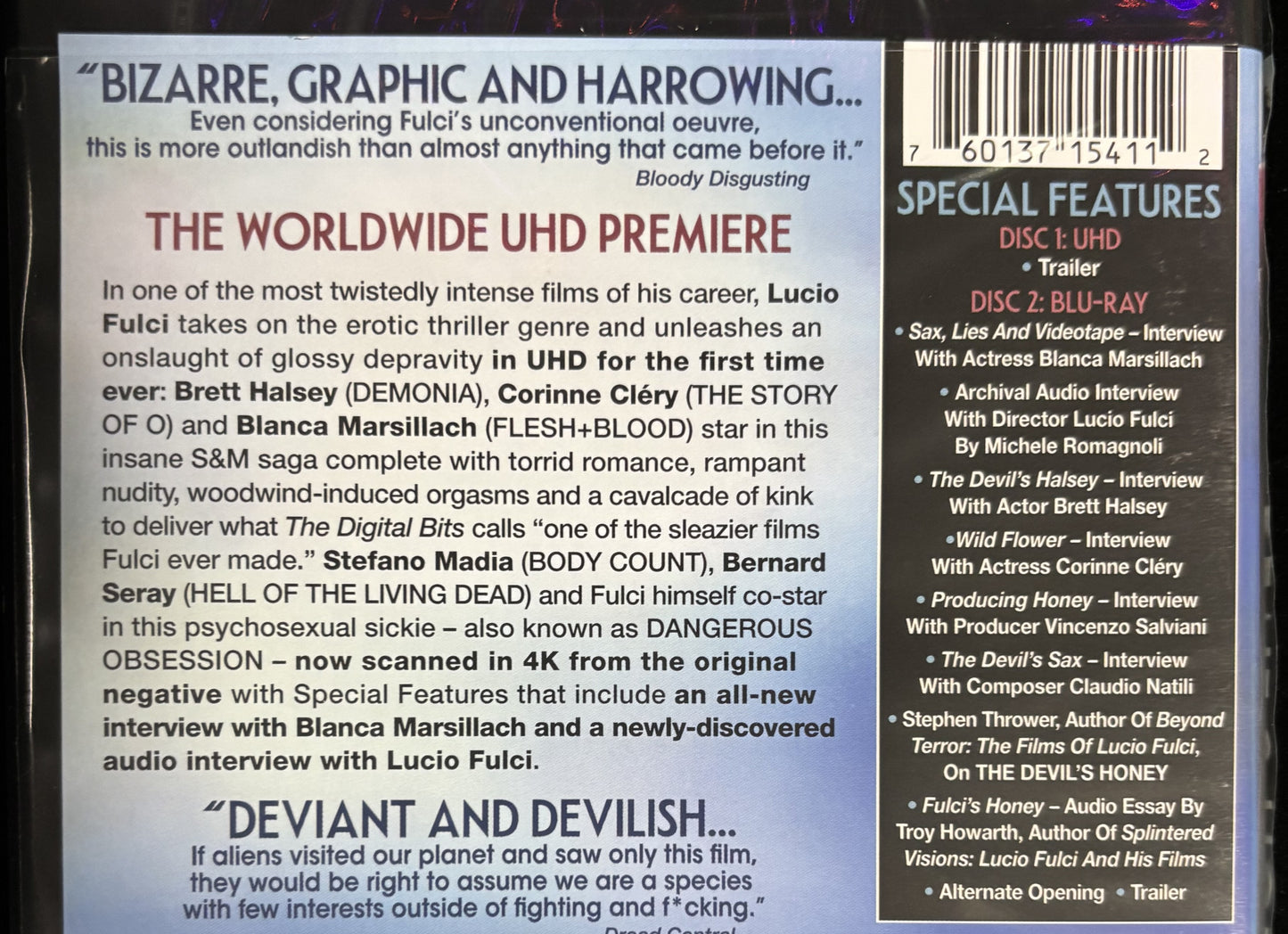 The Devil's Honey (1986) - Blu-ray - new