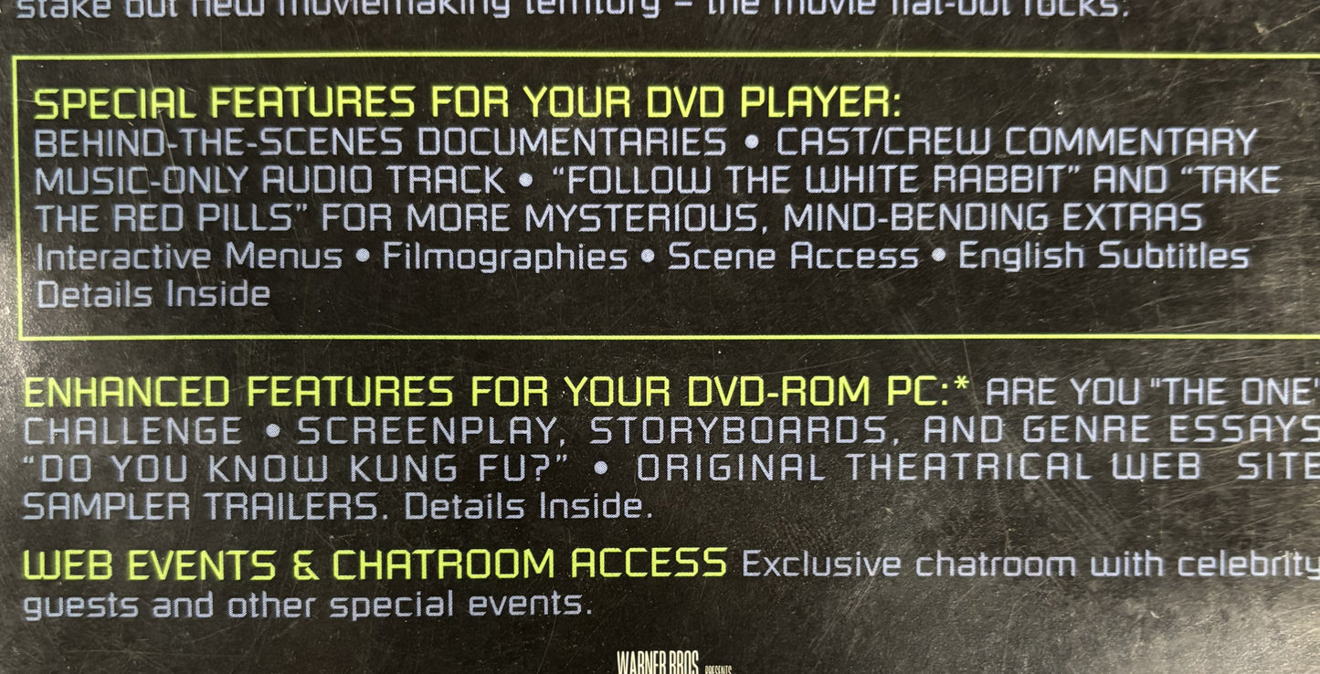 The Matrix (1999) - DVD - used