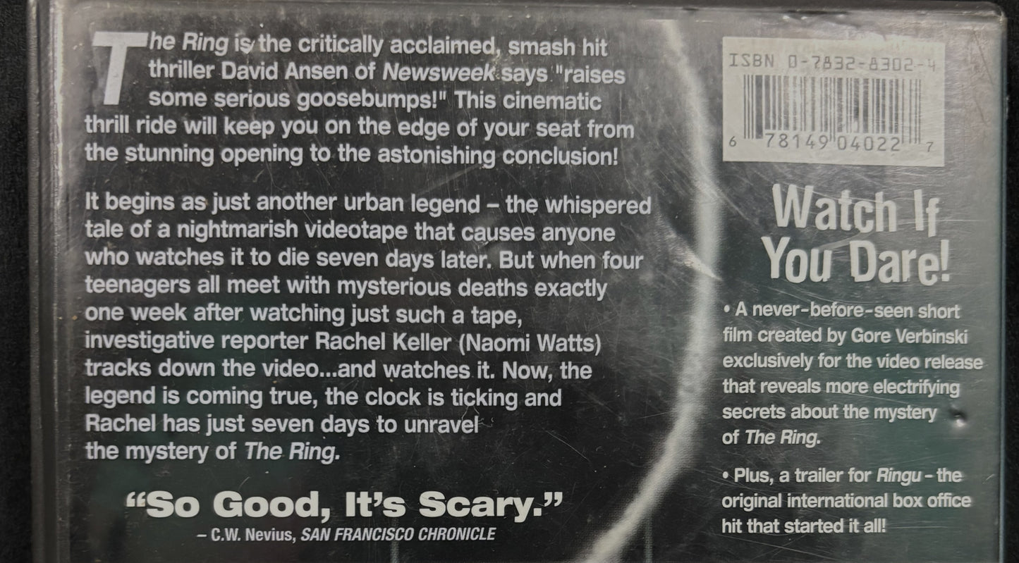 The Ring (2002) - DVD - Used
