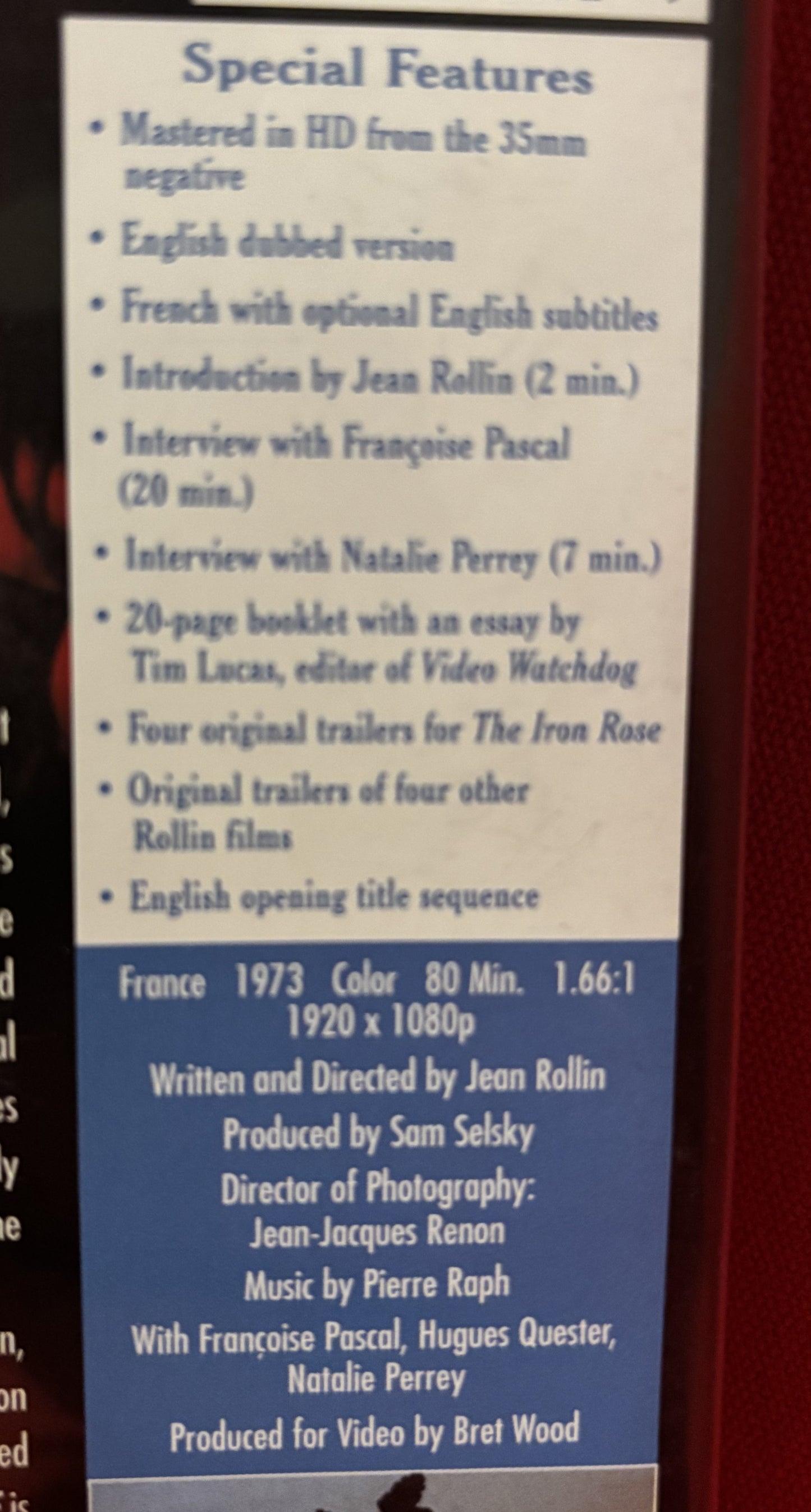 The Iron Rose (1973) - Blu-ray - used
