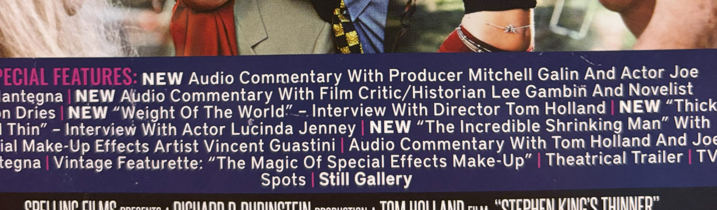 Thinner (1996) - Blu-ray - new