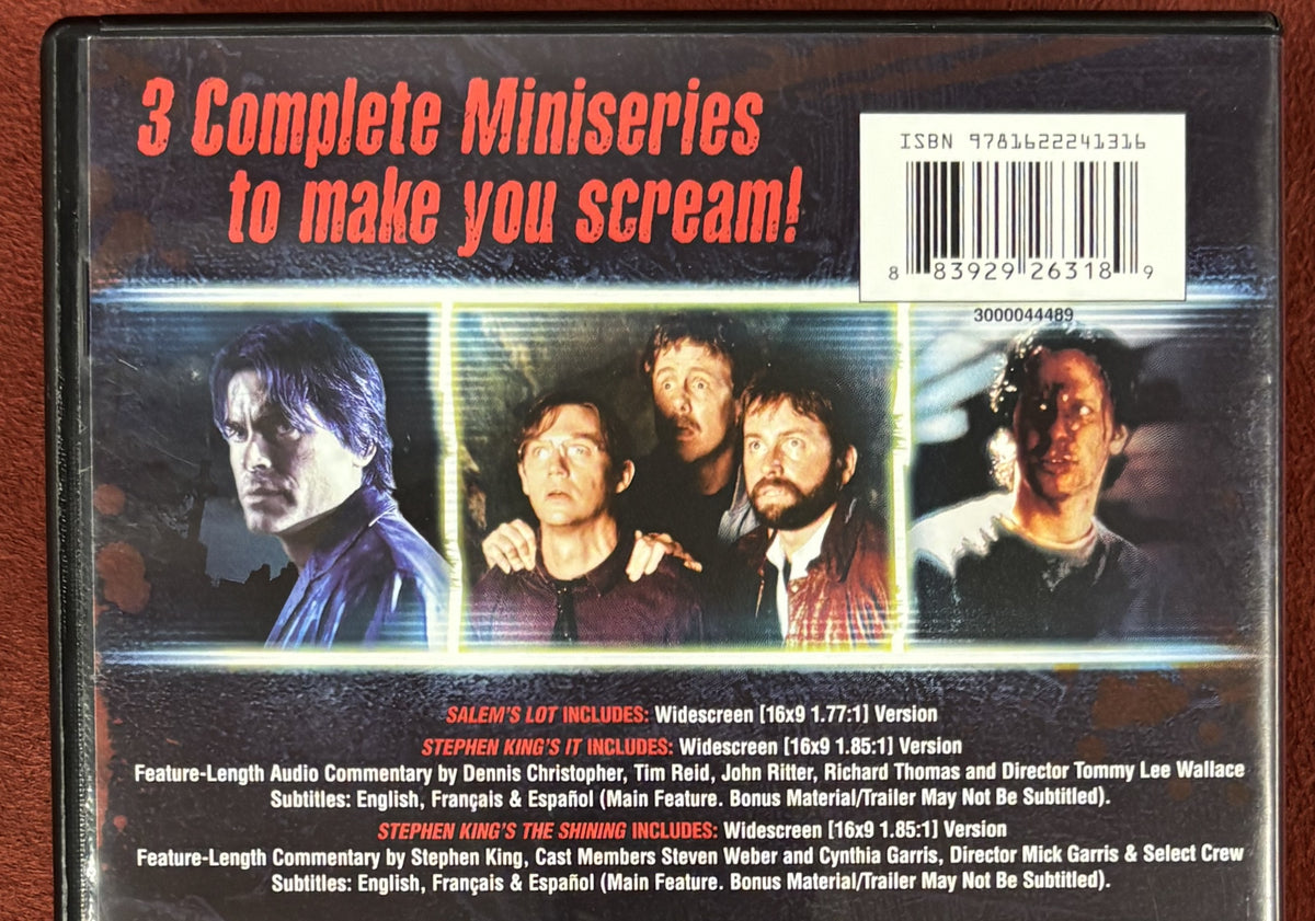 Stephen KIng Triple Feature - DVD - used