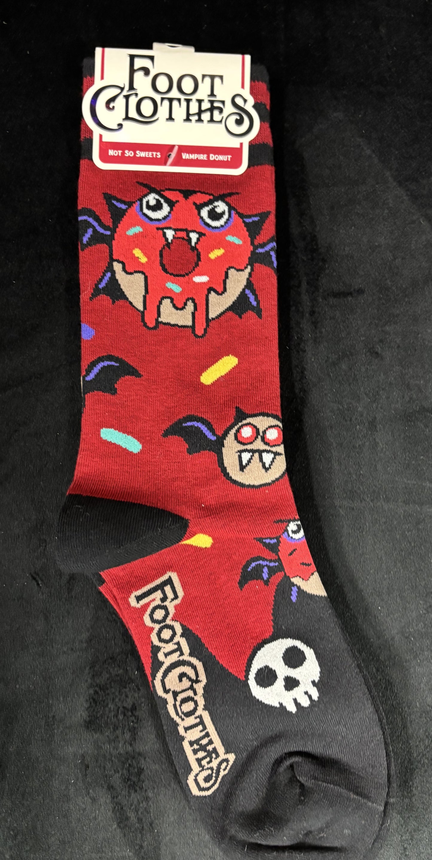 Vampire Doughnut - crew socks