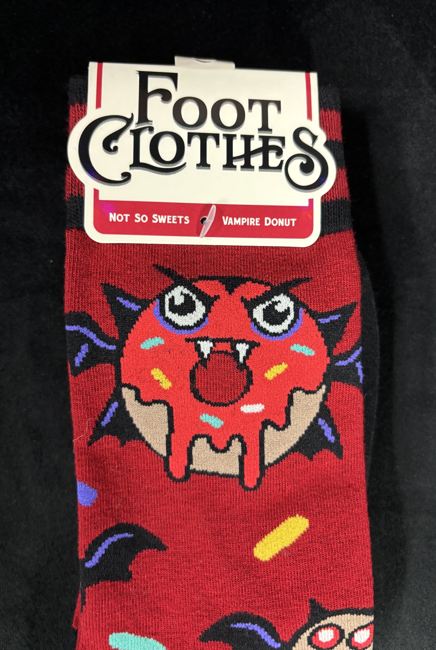 Vampire Doughnut - crew socks
