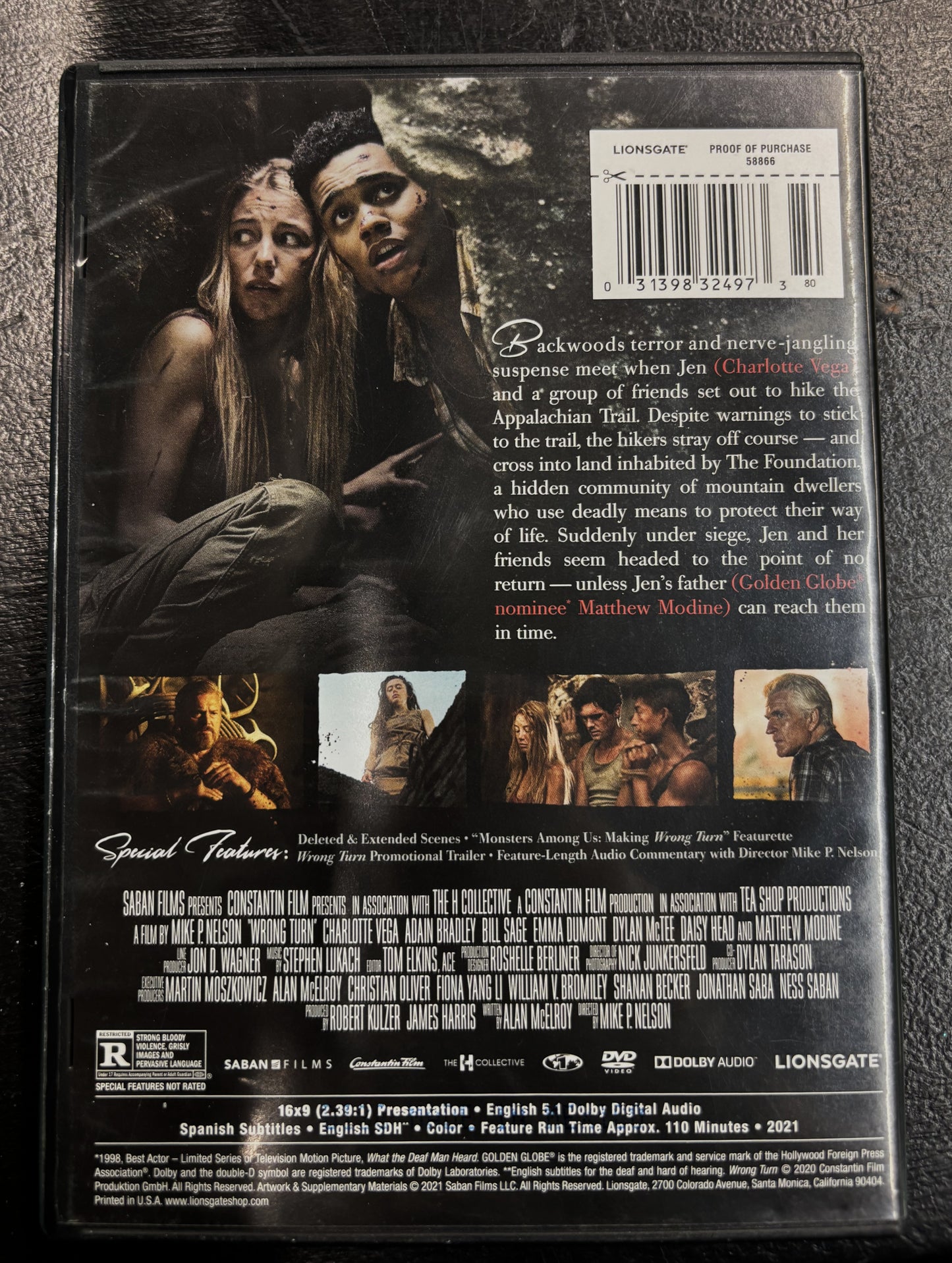 Wrong Turn (2021) - DVD - used
