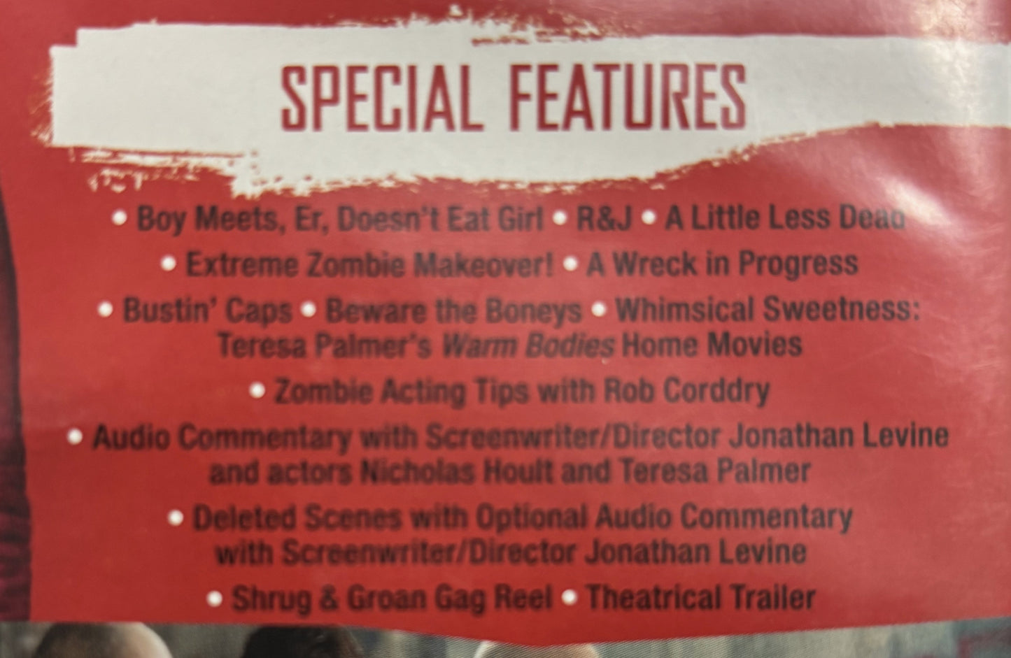 Warm Bodies (2013) - DVD - used