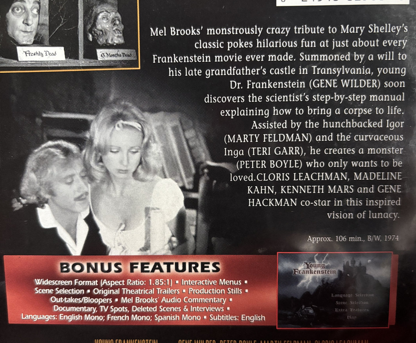 Young Frankenstein (1974) - DVD - used