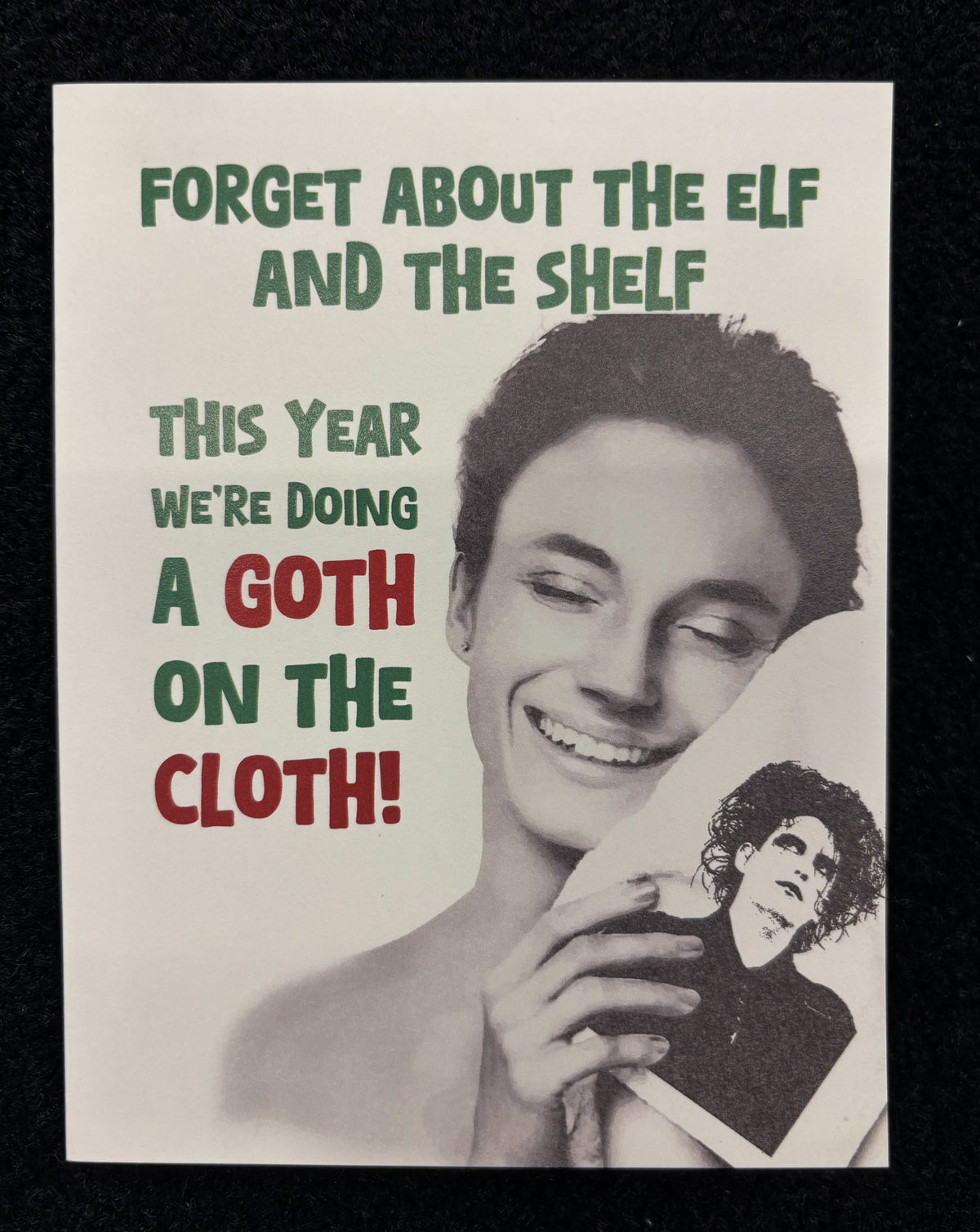 Goth on a Cloth - greeting card
