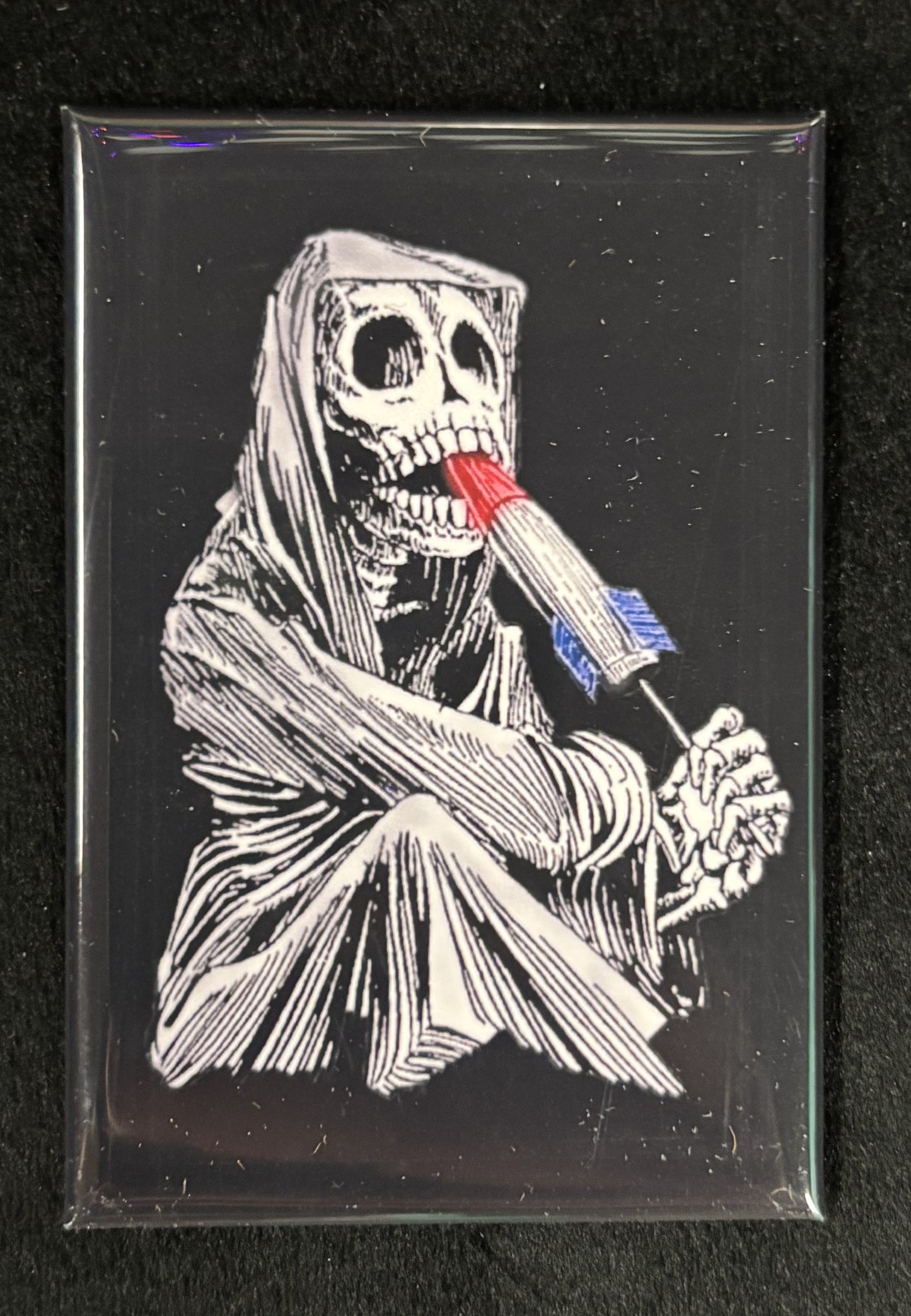 Death with Popsicle - magnet