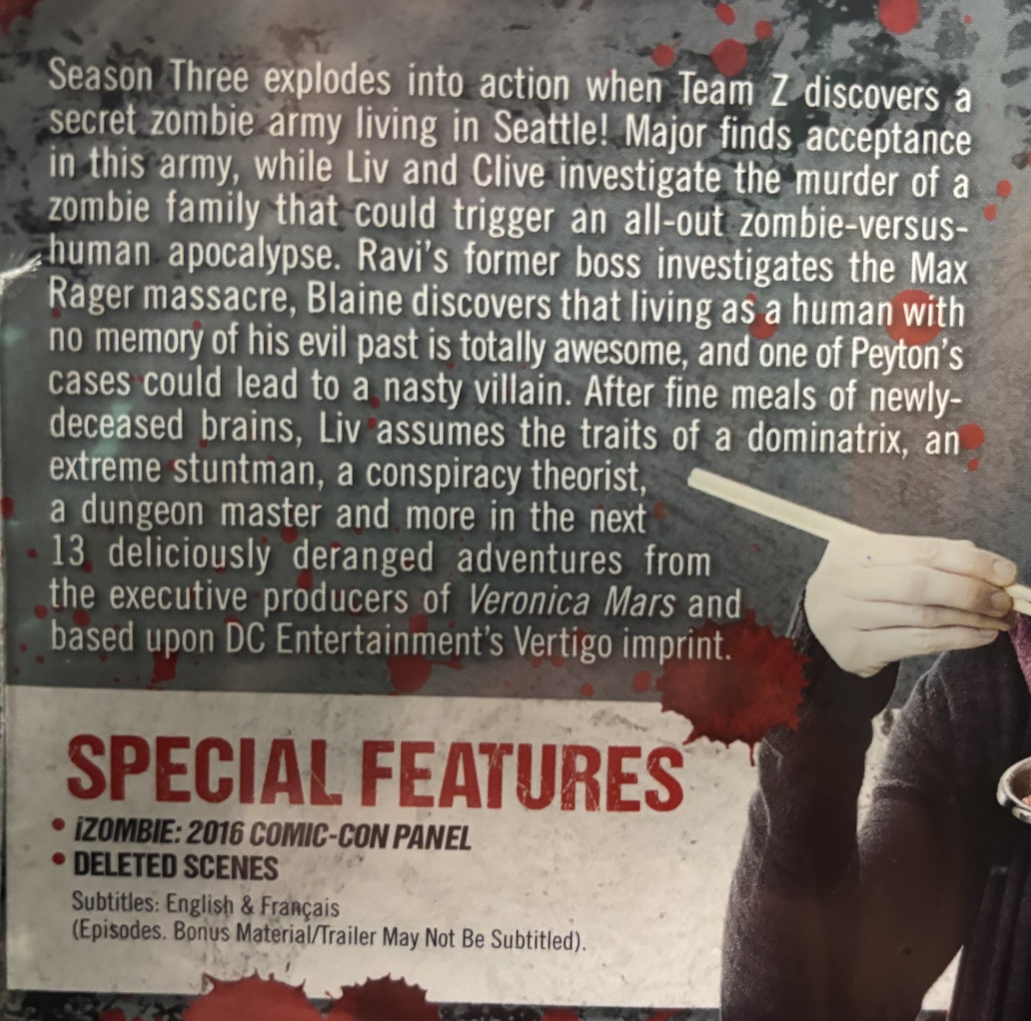 iZombie Season 3 - DVD - new
