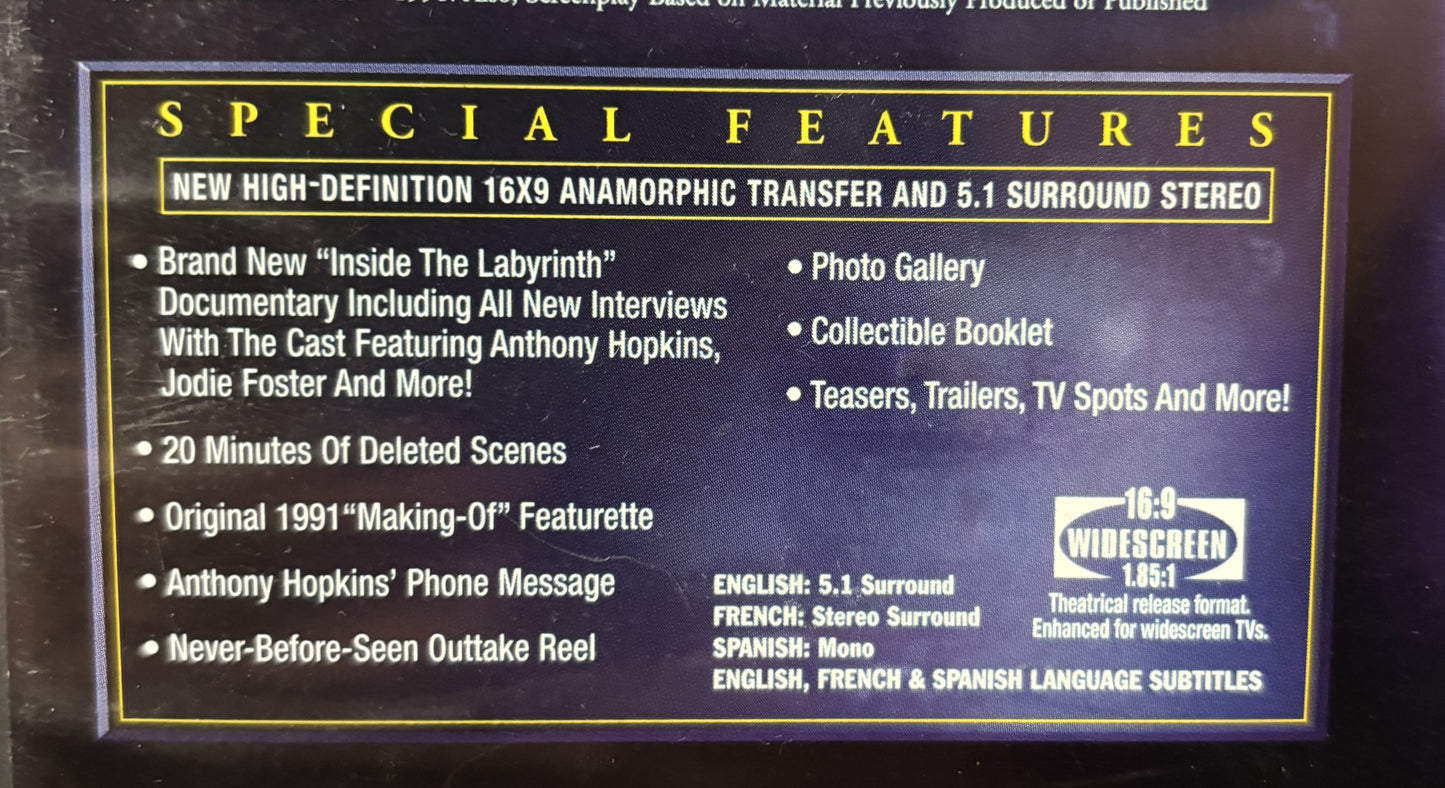 Silence of the Lambs (1991) - DVD - used