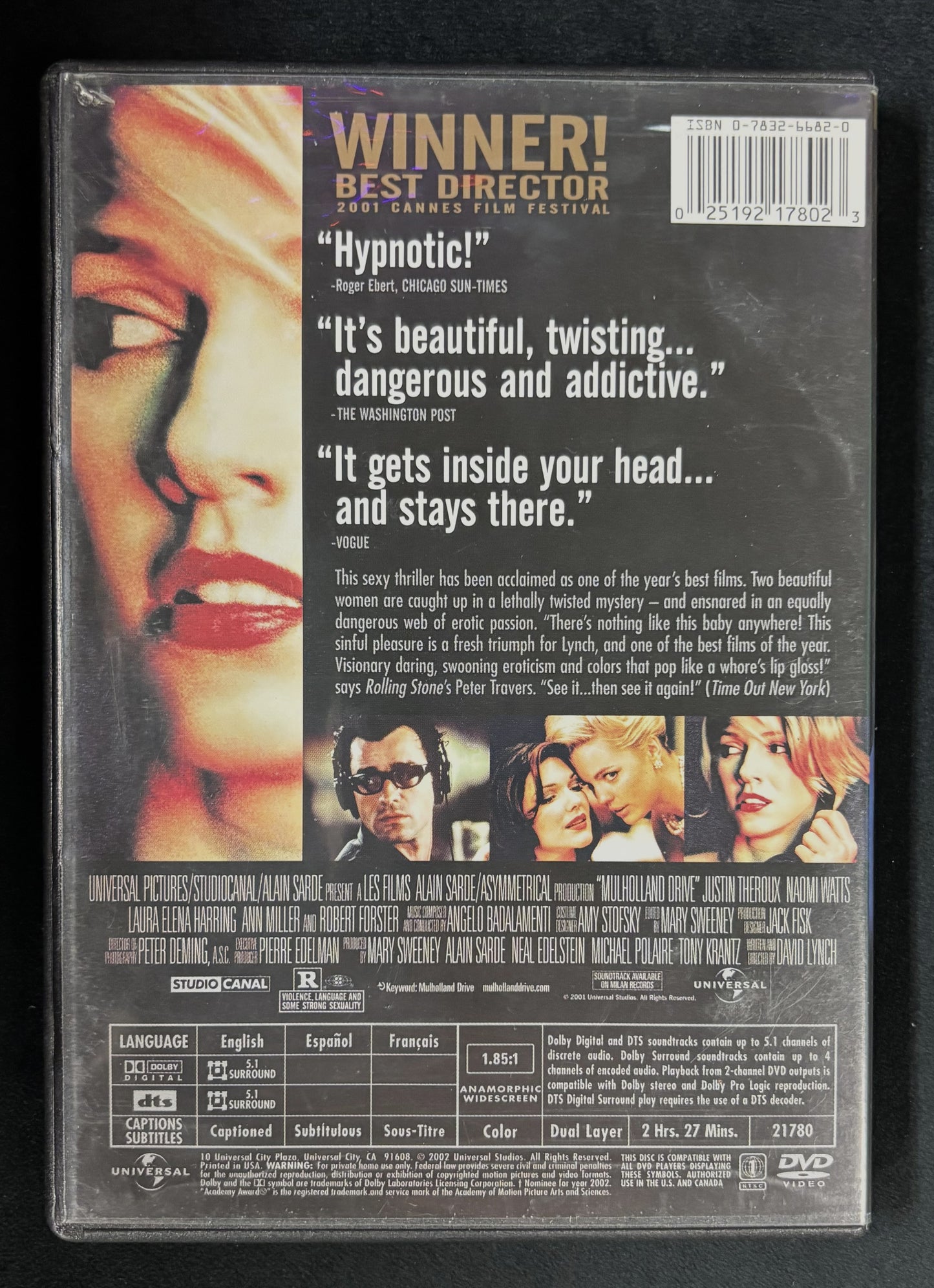 Mulholland Dr. (2001) - DVD - used