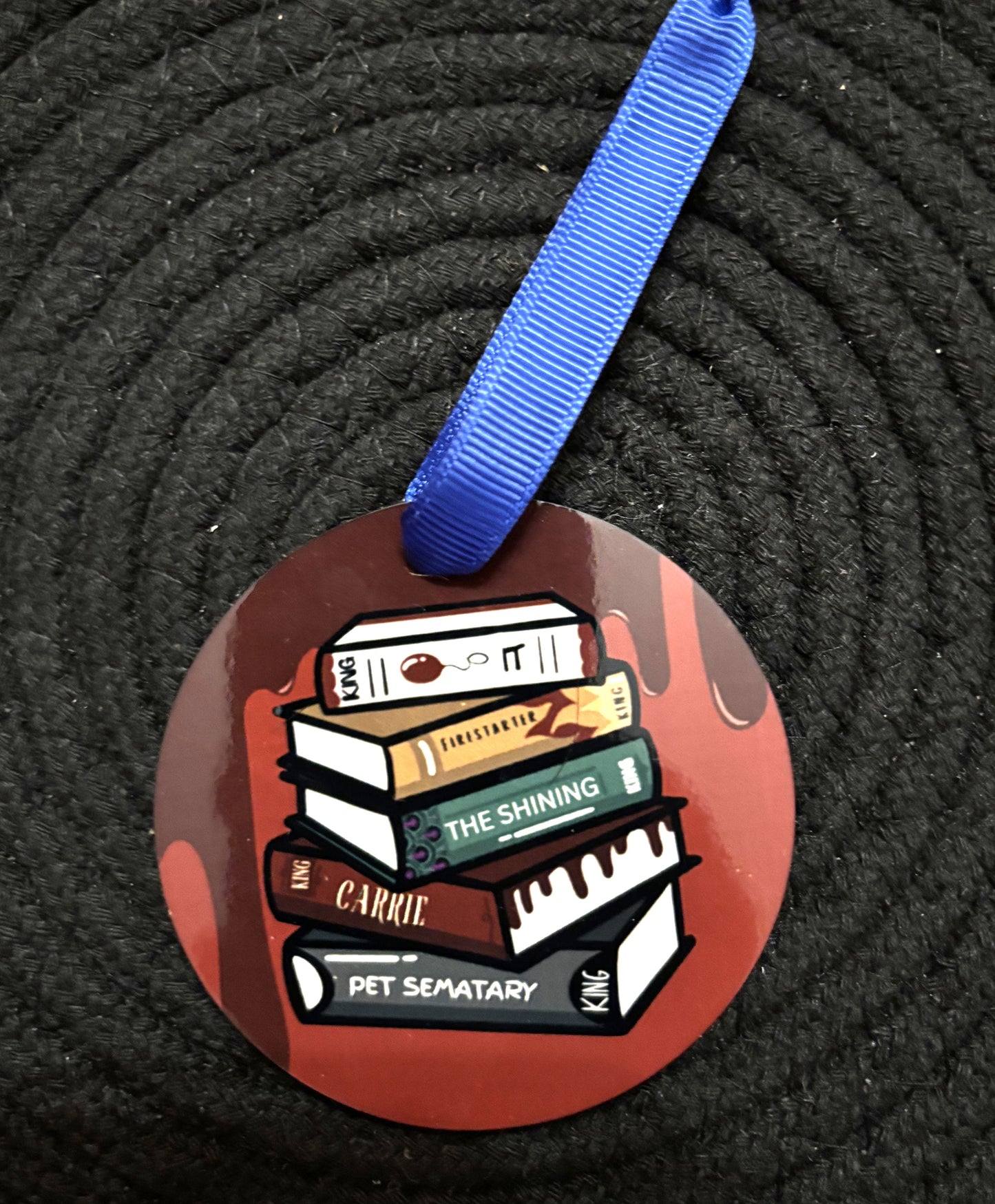 Stephen King Book Stack - ornament