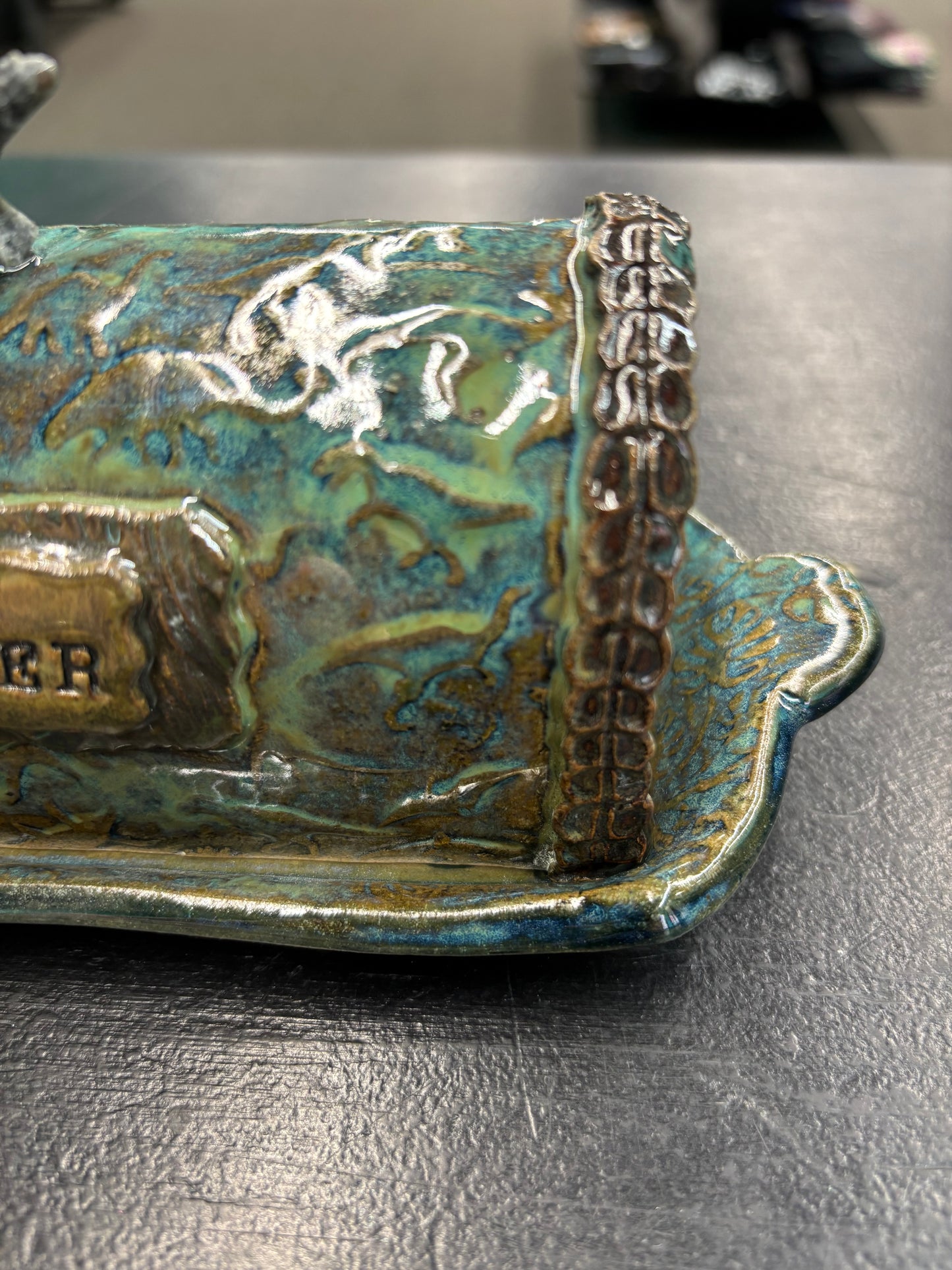 Dinosaur - Ceramic Butter Dish
