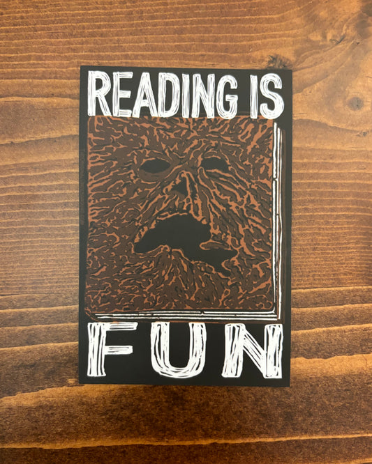 Reading Is Fun - sticker
