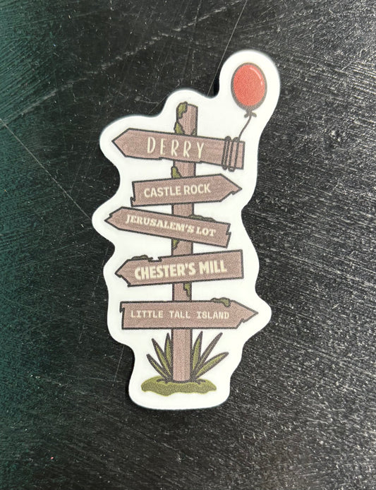 Maine, King Crossroads - sticker