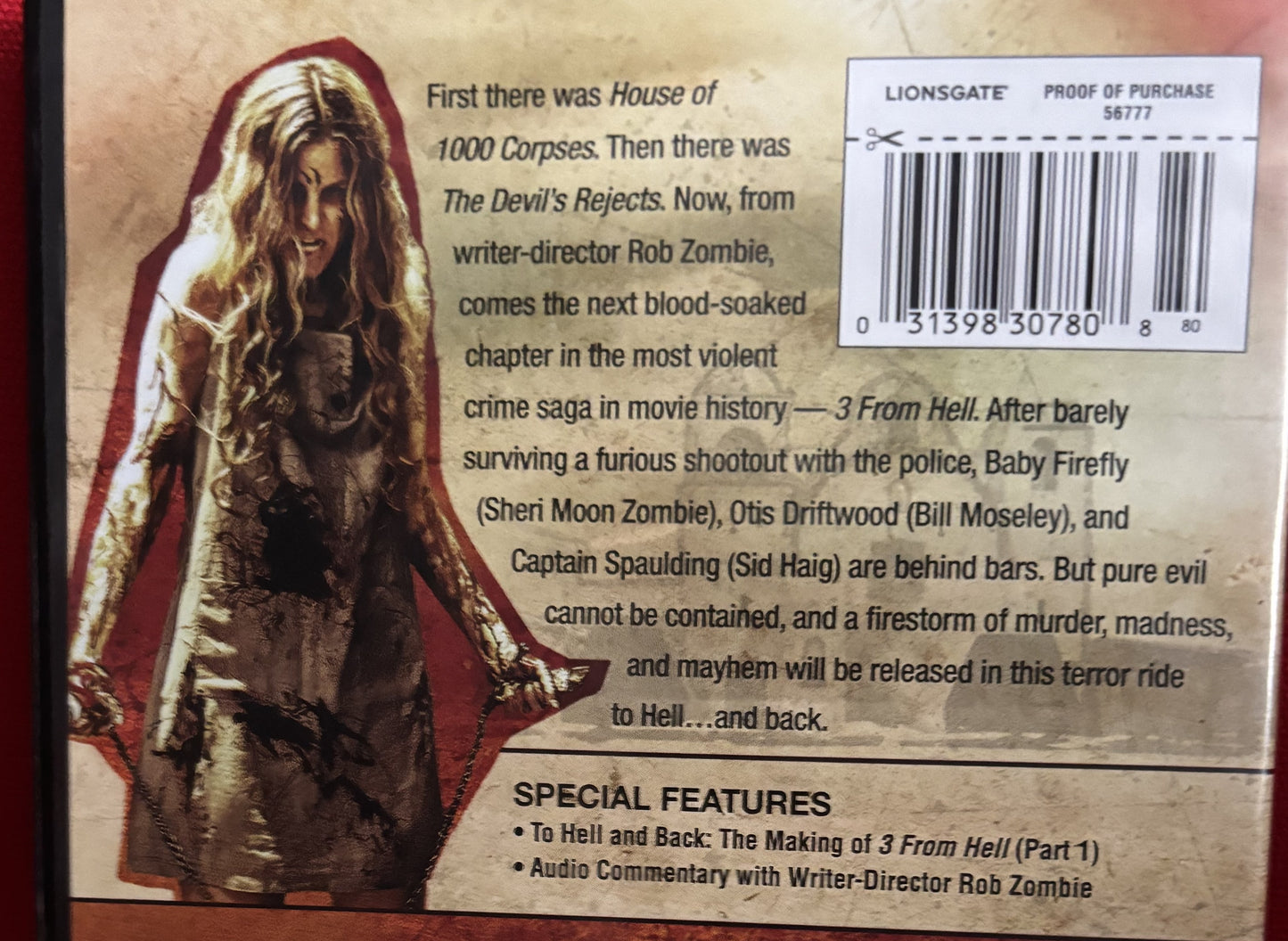 3 from Hell (2019) - DVD - used