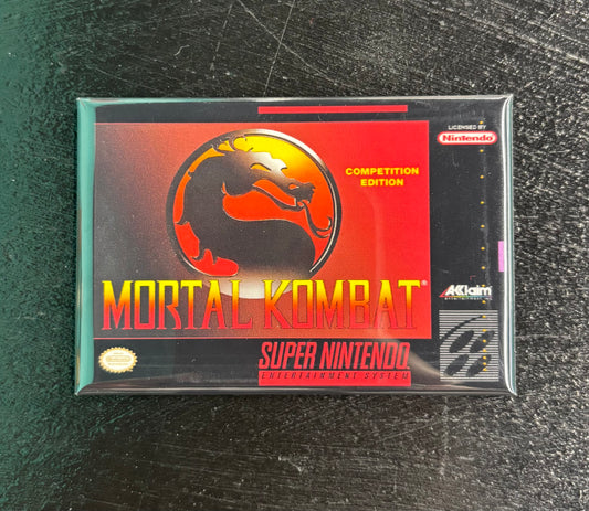 Mortal Kombat, Super NES - magnet
