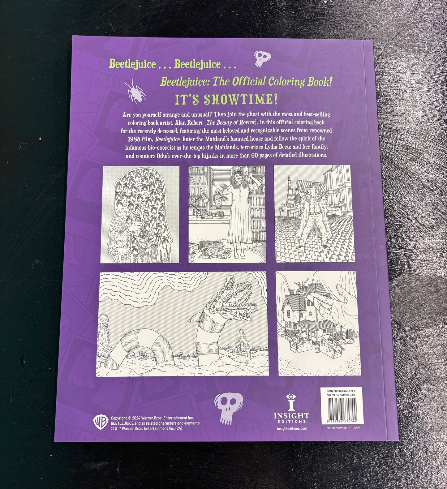 Beetlejuice Official - Coloring Book
