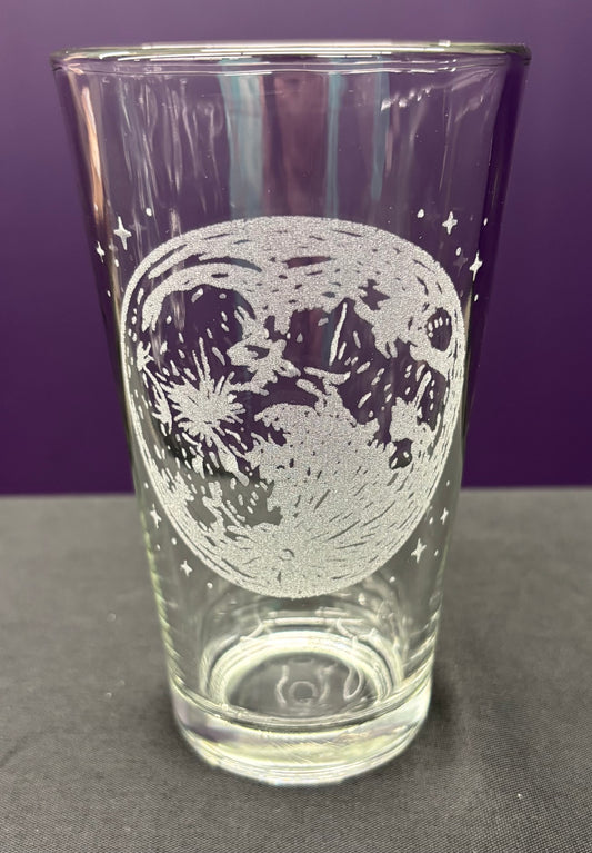 Full Moon - Pint Glass