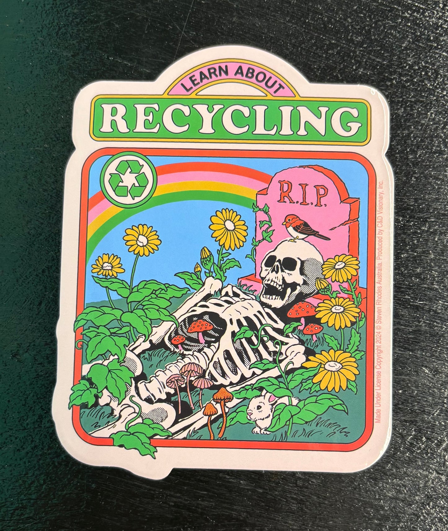 Learn About Recycling - Sticker