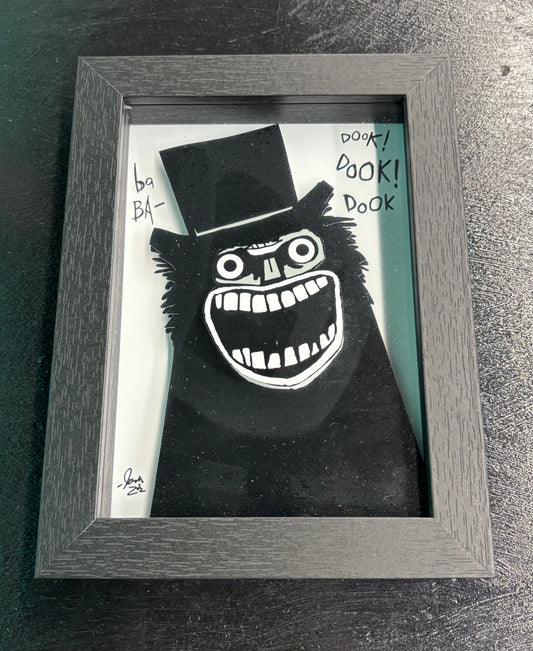 Babadook - shadowbox art