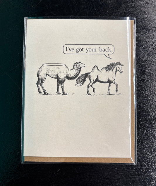 Got Your Back - Greeting Card