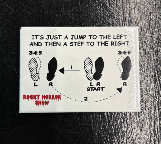 Time Warp Steps Rocky Horror Picture Show - Magnet