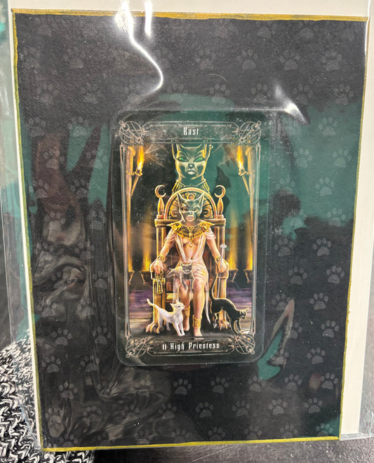 Bast The High Priestess - Tarot Art