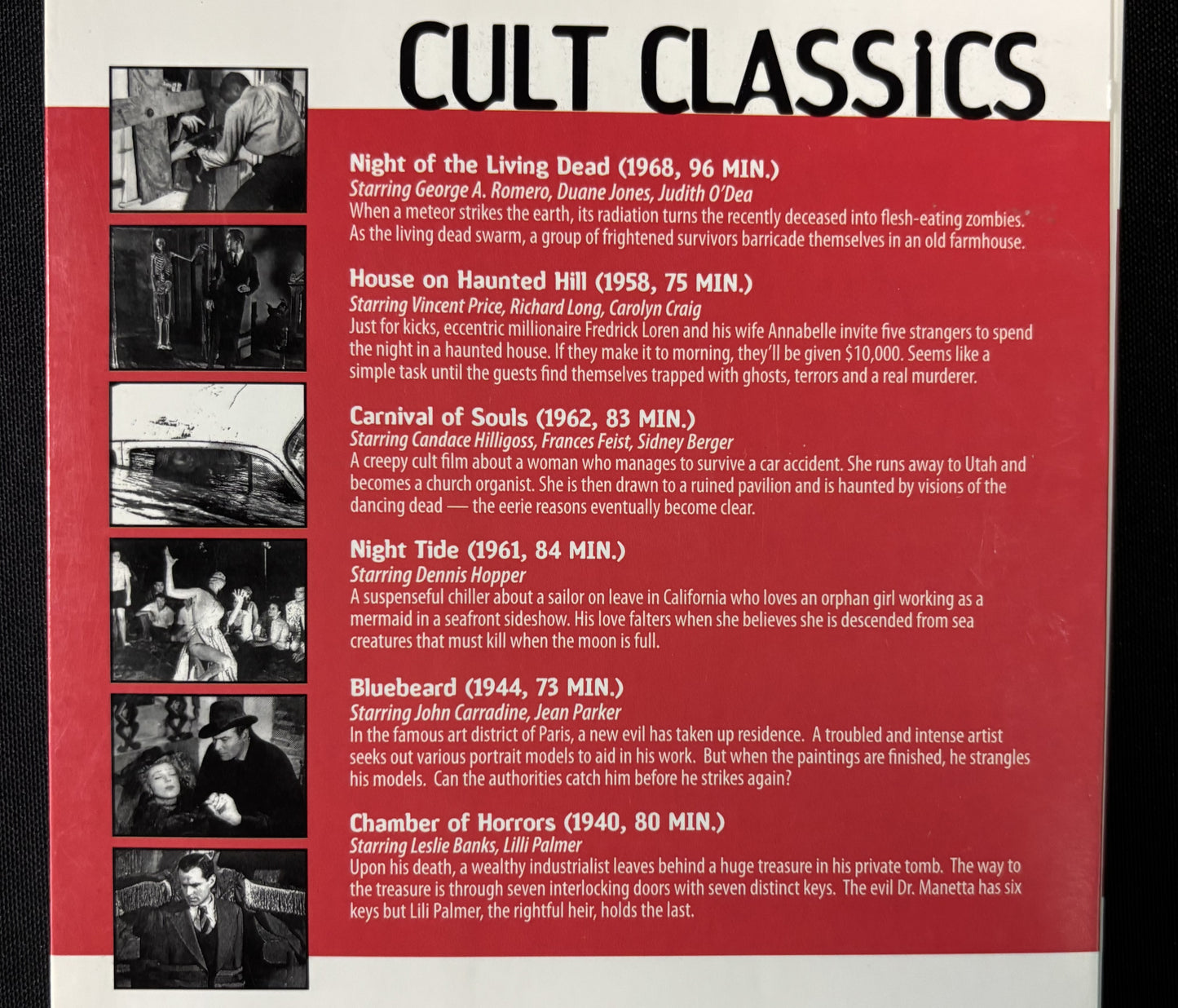 Cult Classics; AMC Monsterfest 6 Movies - DVD - used