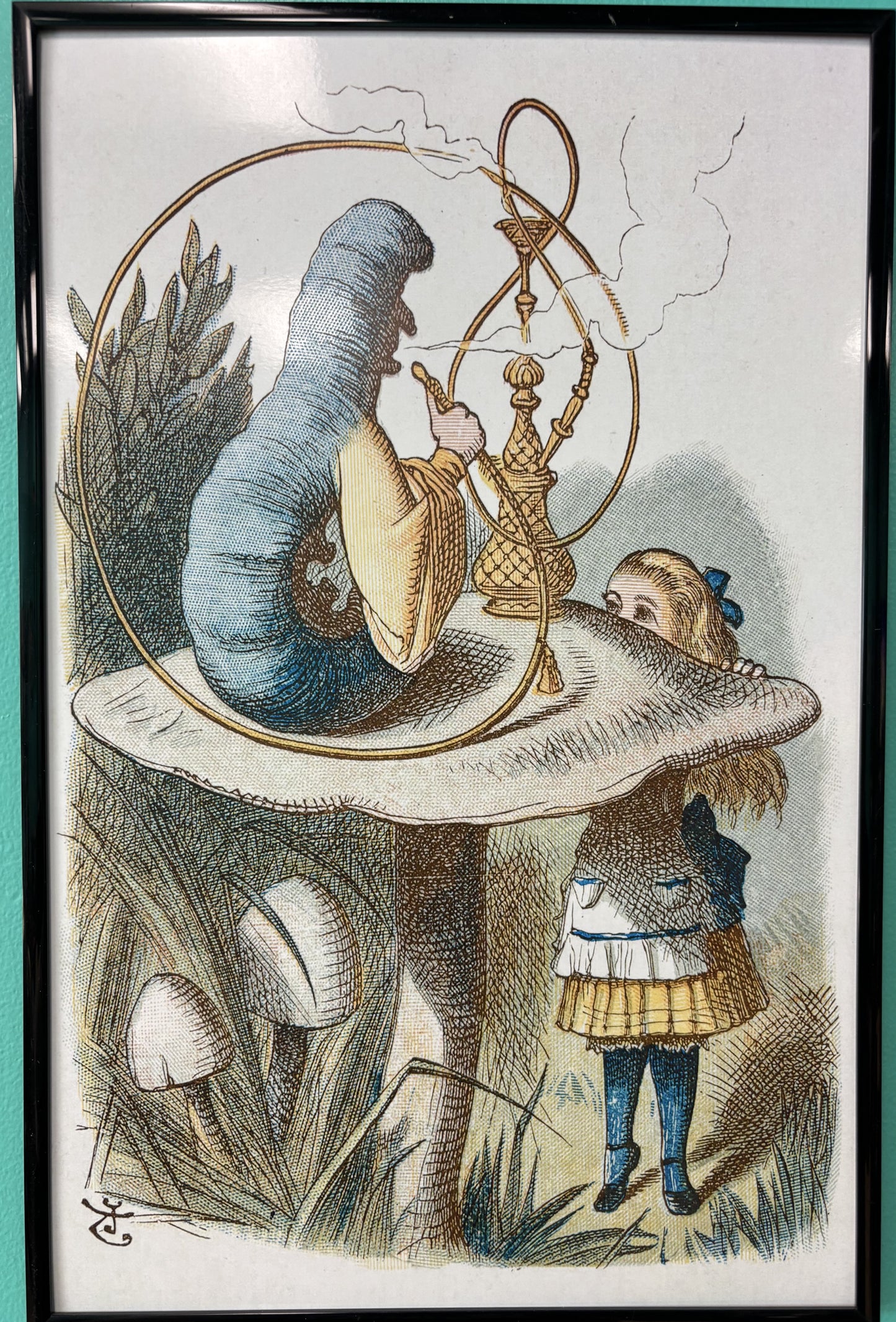 Alice with the Caterpillar - poster