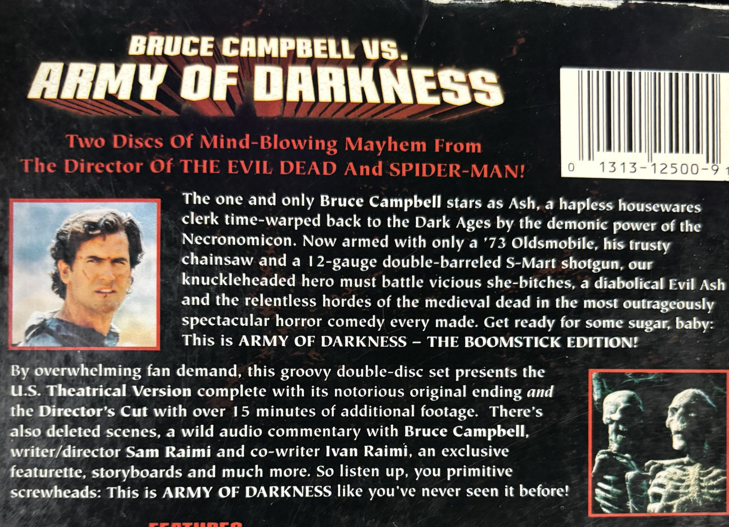Army of Darkness (1992); Boomstick Edition - DVD - used