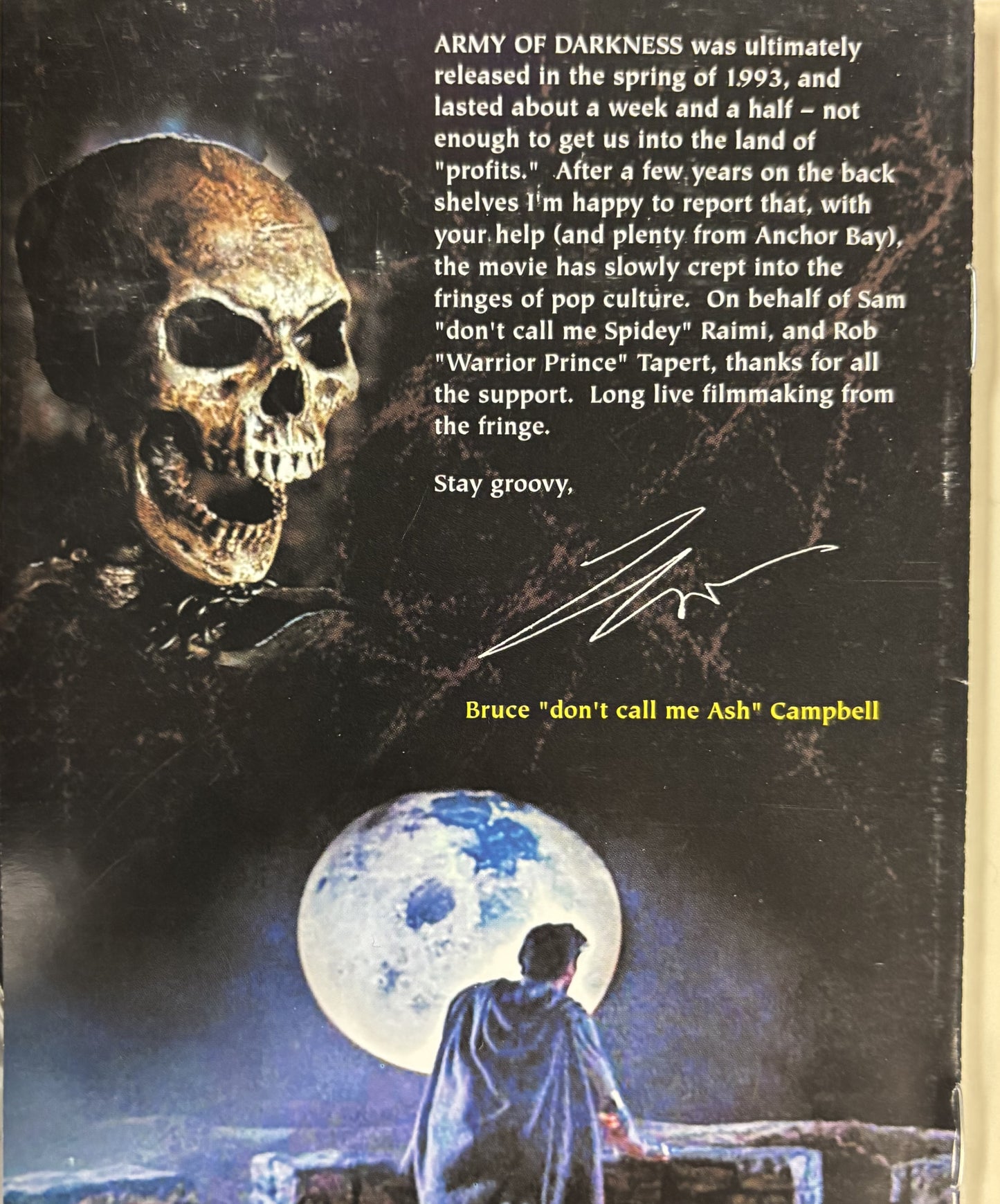 Army of Darkness (1992); Boomstick Edition - DVD - used