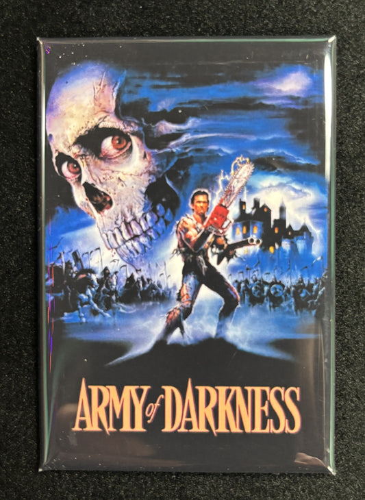 Army of Darkness, with skull - magnet