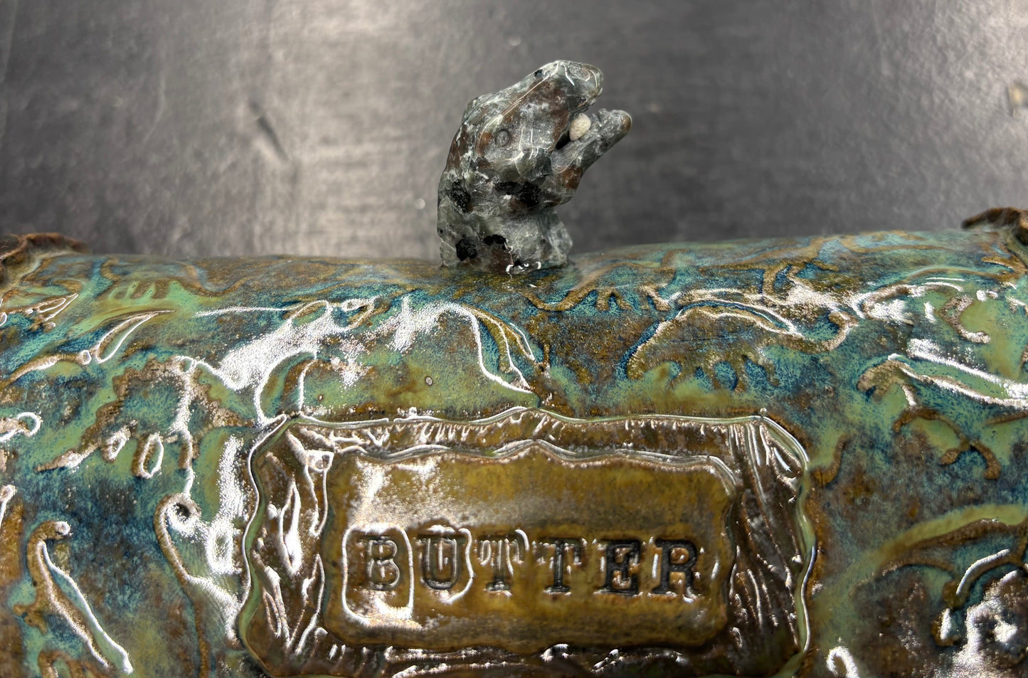 Dinosaur - Ceramic Butter Dish
