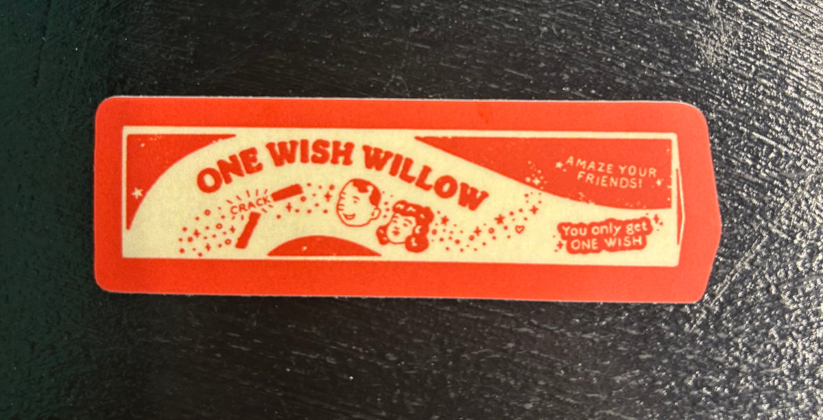 One Wish Willow - Sticker